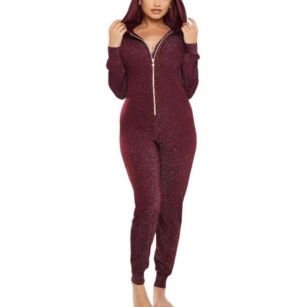 SAVAGE X FENTY Sleep & Shine Onesie Hooded Jumpsuit Sz 1X